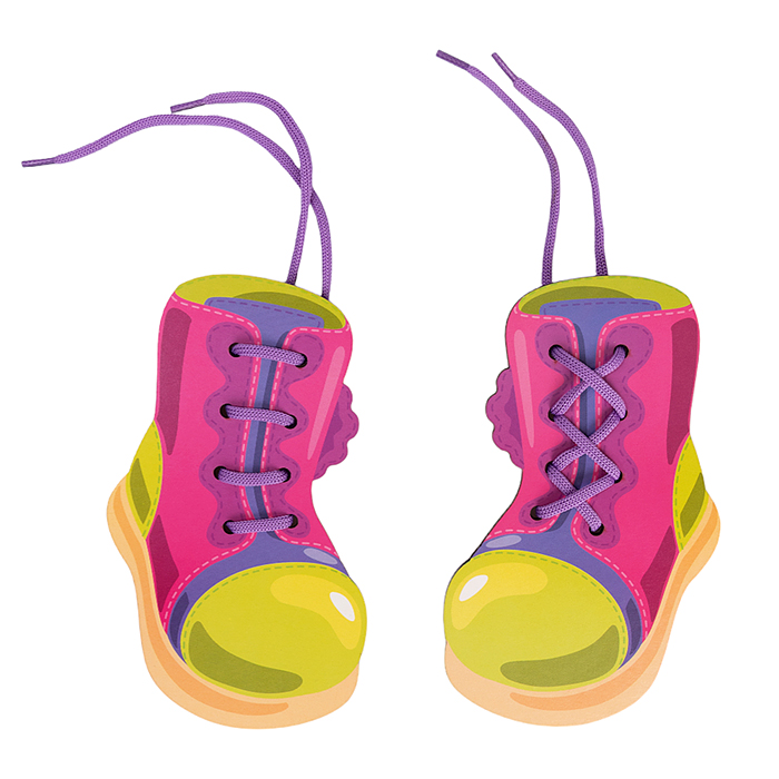 Шнуровка деревянная "Сапожки" Baby Toys