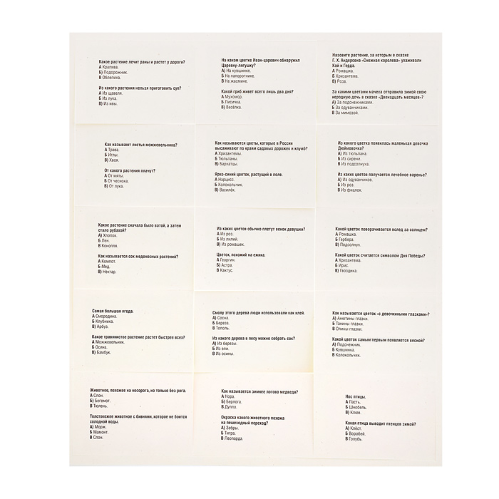 Игра настольная Викторина "Школа дошколят"