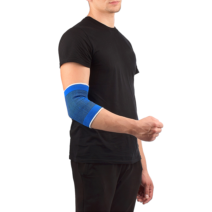 Фото к товару Бандаж 33-0009 спортивный локтевой - 2 шт Бандаж 33-0009 спортивный локтевой - 2 шт