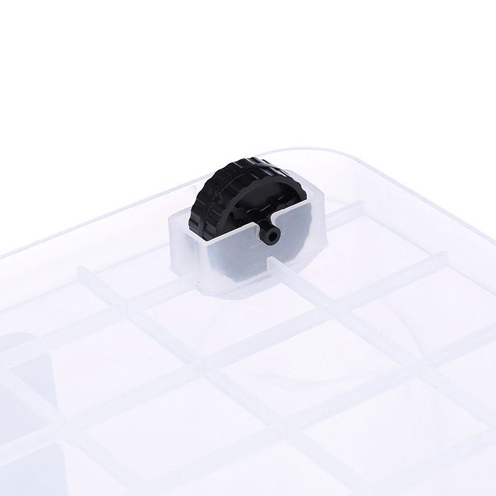 Фото к товару Контейнер 6 (35 л), прозрачный / черный Контейнер 6 (35 л), прозрачный / черный