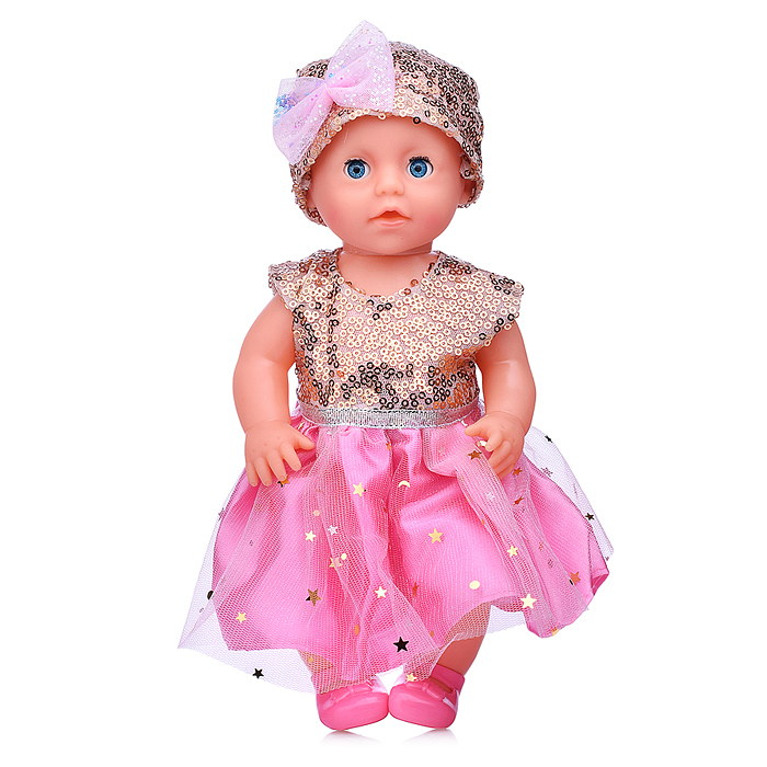 Пупс озвуч 25 см, Шаинский музыка (пьет, писает, закр. глазки, 4 акс.)