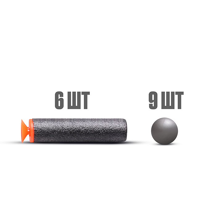 Фото к товару Пистолет BT0069-1 "Стрелок" красный, в коробке Пистолет BT0069-1 "Стрелок" красный, в коробке