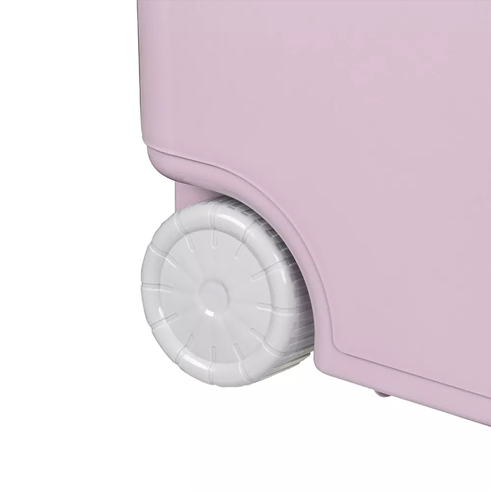 Фото к товару Ящик для игрушек на колесах 66,5л, 685х395х385мм (Розовый) Ящик для игрушек на колесах 66,5л, 685х395х385мм (Розовый)