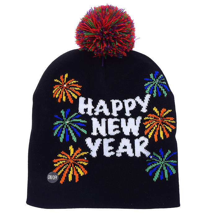 Шапка 00-6852 "Счастливого нового года"