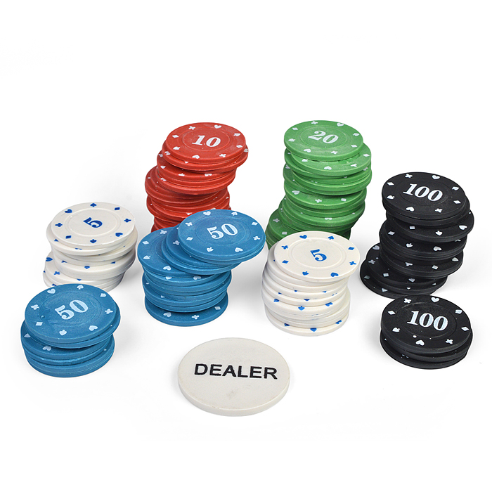 Набор для игры в покер (100 фишек)