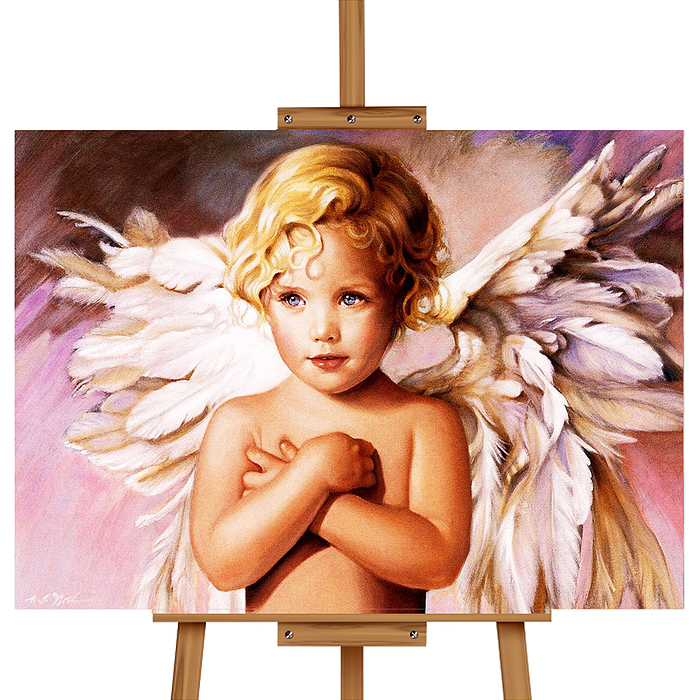 Фото к товару Набор для рисования MKR5040-28 "Картина по номерам 50х40 см. Маленький ангел" Набор для рисования MKR5040-28 "Картина по номерам 50х40 см. Маленький ангел"