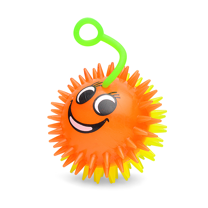 Игрушка-пищалка 00-6462 "Смайлик" (6,5 см.) в коробке