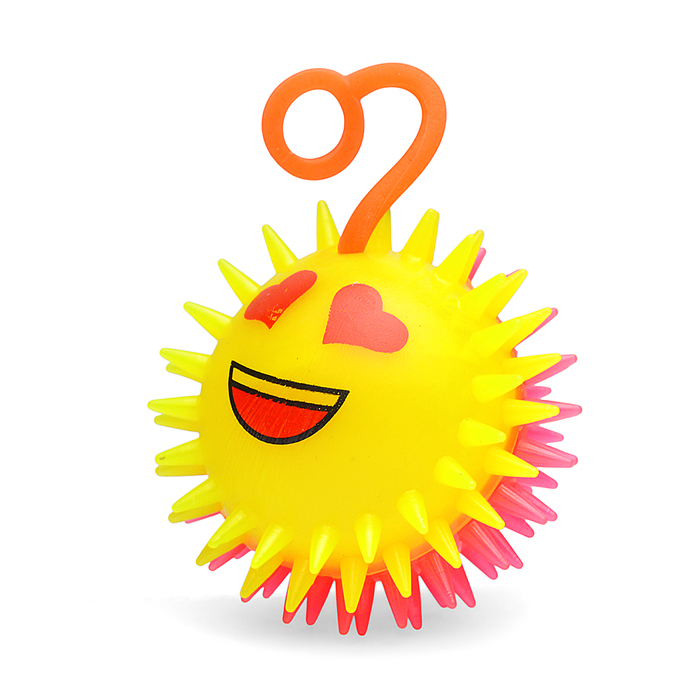 Игрушка-пищалка 00-6462 "Смайлик" (6,5 см.) в коробке