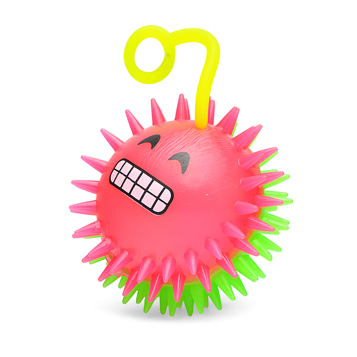 Игрушка-пищалка 00-6462 "Смайлик" (6,5 см.) в коробке