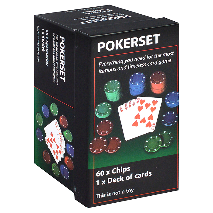 Набор для игры в покер (60 фишек)