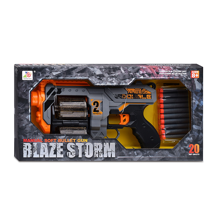 Бластер ZC7160 "Меткий выстрел" с мягкими пулями, в коробке