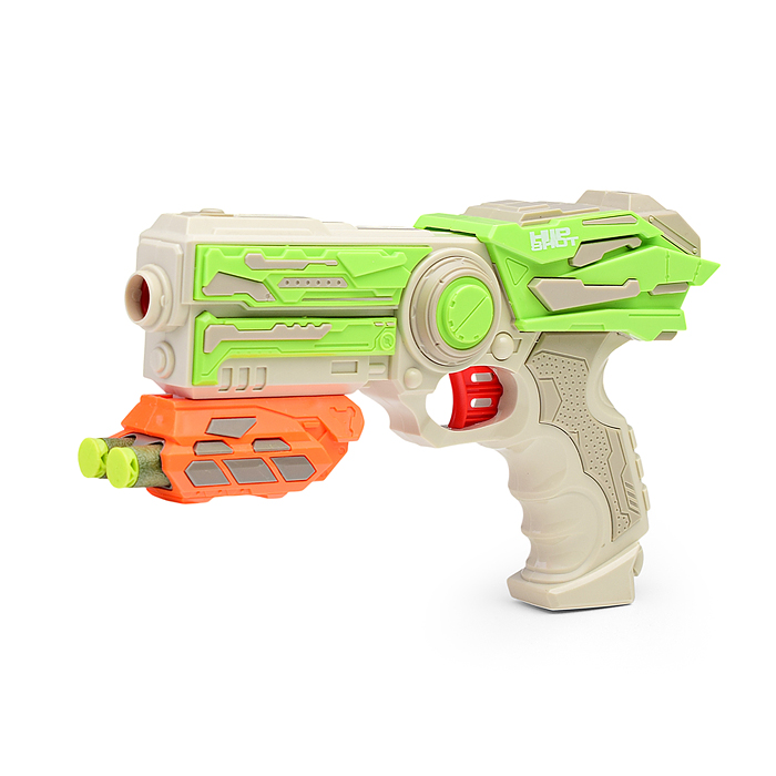 Бластер FJ9005 "Улетный выстрел" с мягкими пулями, в коробке