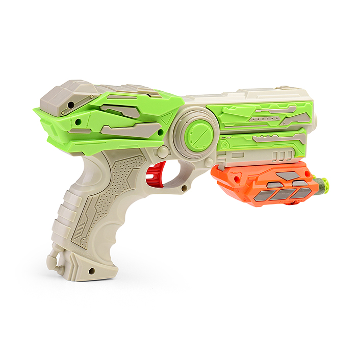 Бластер FJ9005 "Улетный выстрел" с мягкими пулями, в коробке