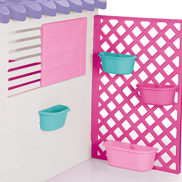 Фото к товару Домик игровой Garden Play house, розовый Домик игровой Garden Play house, розовый