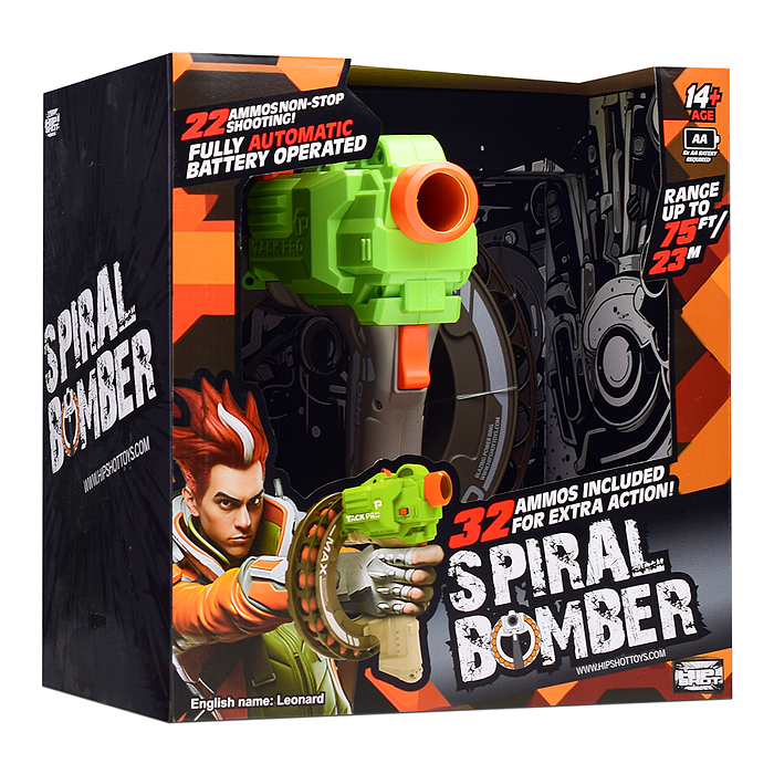 Фото к товару Бластер FJ9015 "Ярость" с мягкими пулями. в коробке Бластер FJ9015 "Ярость" с мягкими пулями. в коробке