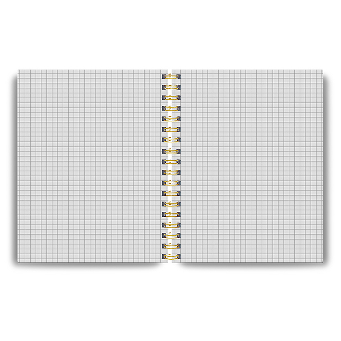 Тетрадь 96л. клетка "Лесная тишина" с пластик. обложкой с тисн. золотой фольгой 