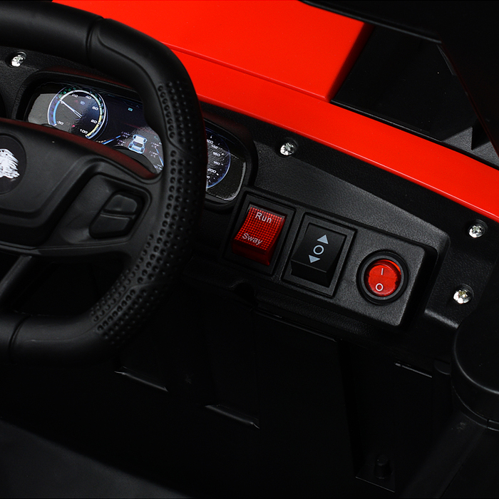 Электромобиль детский SYB-9688 "Крутой внедорожник" (цвет красный)