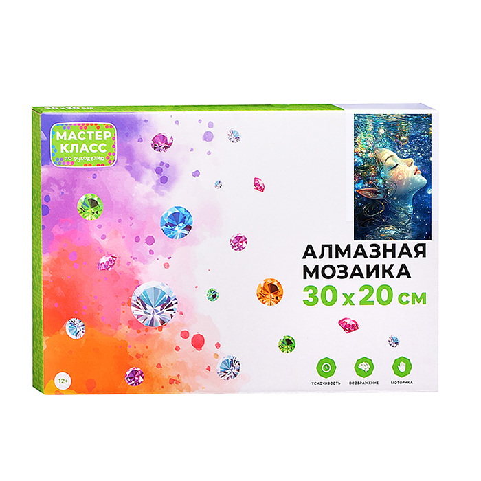 Фото к товару Мозаика алмазная MKA3020-35 "Фея красоты" 20*30см. Мозаика алмазная MKA3020-35 "Фея красоты" 20*30см.