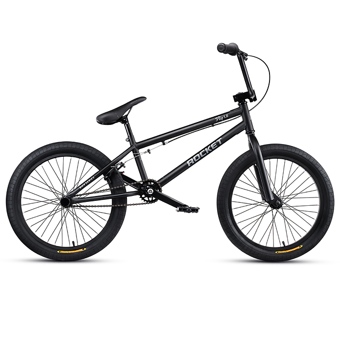 Велосипед 20" Rocket BMX Flip 1.0, цвет черный, размер 20,5" сколы царапины