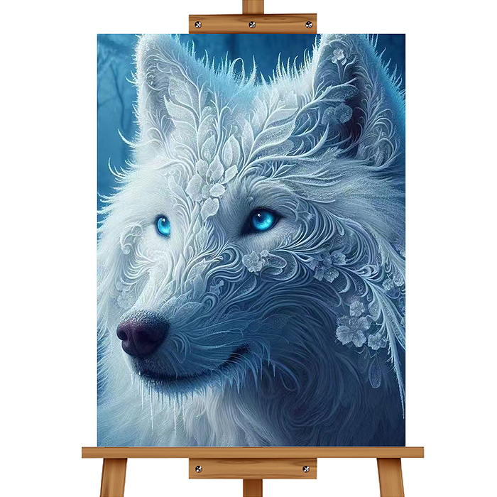 Мозаика алмазная MKA4030-26 "Волк" 30*40см.