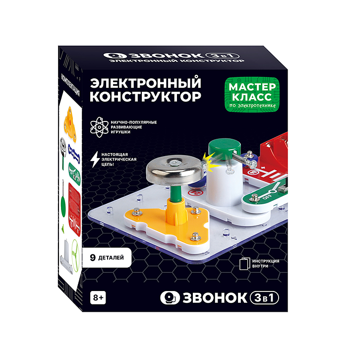 Электронный конструктор MK0007 "Звонок 3в1"