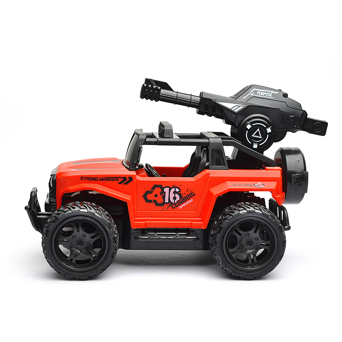 Машина SBY169-4 с водяной пушкой, р/у, цвет красный, 27 MGz, в коробке