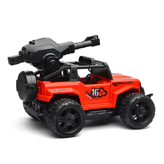 Машина SBY169-4 с водяной пушкой, р/у, цвет красный, 27 MGz, в коробке