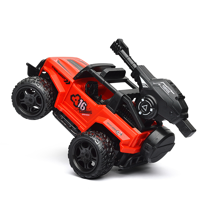 Машина SBY169-4 с водяной пушкой, р/у, цвет красный, 27 MGz, в коробке