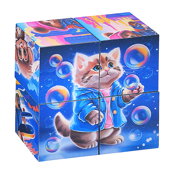 Кубики (4 куб) "Лапочки"