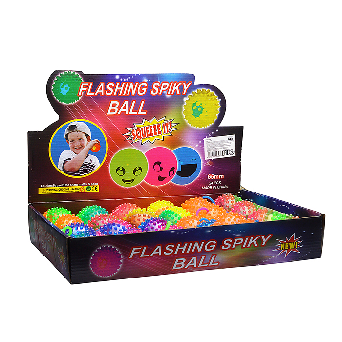 Мяч-еж 00-6478 "Веселая игра" (6,5 см) в коробке