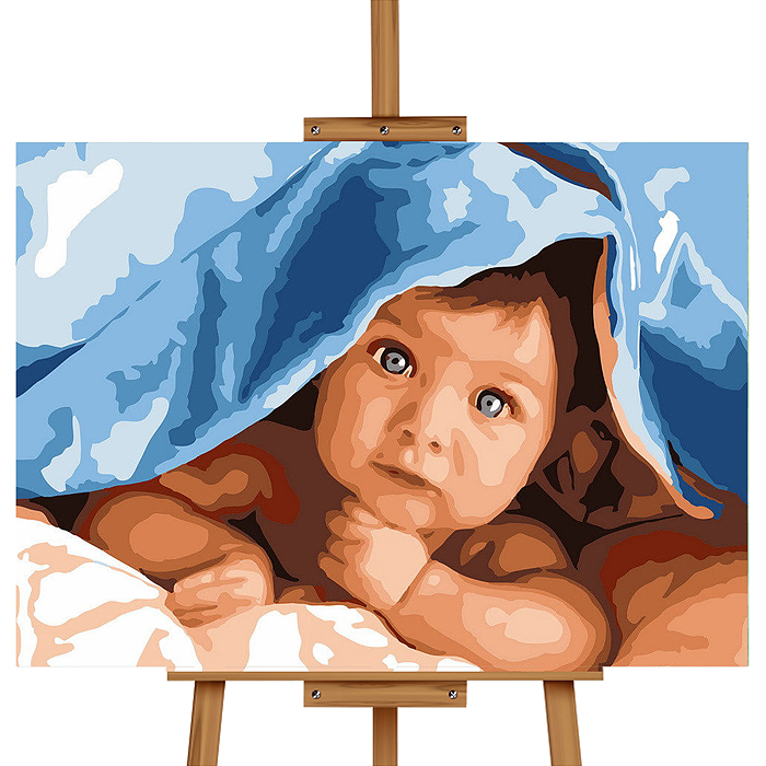 Набор для рисования MKR5040-4 "Картина по номерам 50х40 см. Малыш"