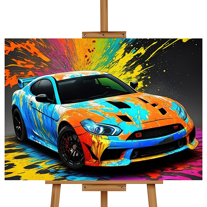 Набор для рисования MKR4030-59 "Картина по номерам 30х40 см. Спортивный авто"
