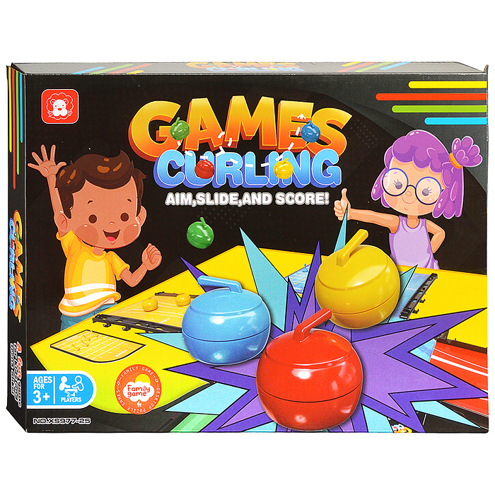 Настольная игра "Керлинг" XS977-25 в коробке