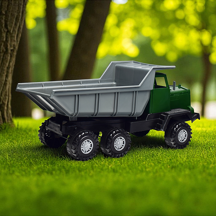 Фото к товару Автопарк "Самосвал большой" зелёный Автопарк "Самосвал большой" зелёный