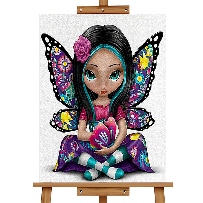 Набор для рисования MKR4030-3 "Картина по номерам 30х40 см. Загадочность" 