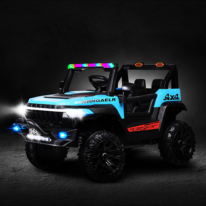 Фото к товару Электромобиль детский SYB-9688 "Крутой внедорожник"(цвет синий) Электромобиль детский SYB-9688 "Крутой внедорожник"(цвет синий)