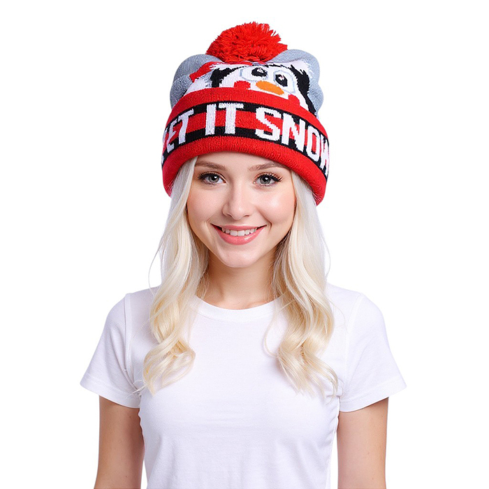 Фото к товару Шапка 00-6851 "Новогодний пингвин" Шапка 00-6851 "Новогодний пингвин"