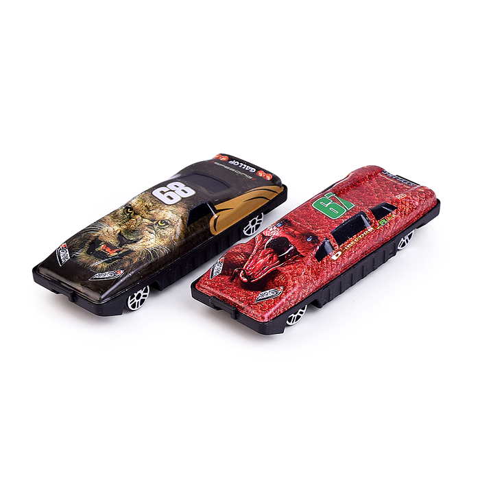 Набор машин KZ957-606 "Звериная мощь" в коробке