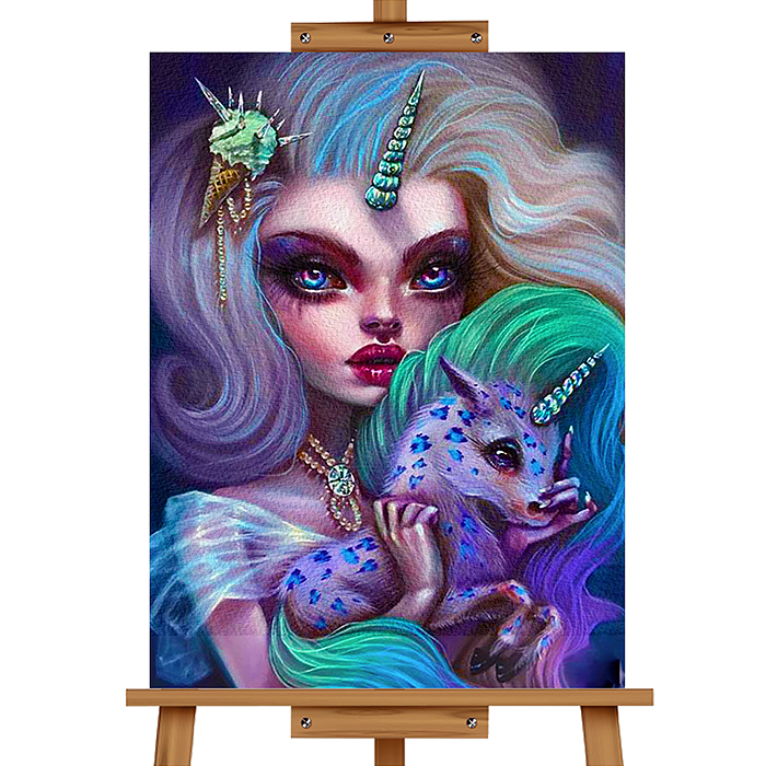 Набор для рисования MKR4030-1 "Картина по номерам 30х40 см. Очарование" 