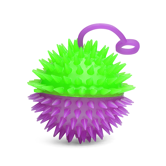 Мяч-ёж 00-6466 "Цветная колючка" (7,5 см.) в коробке