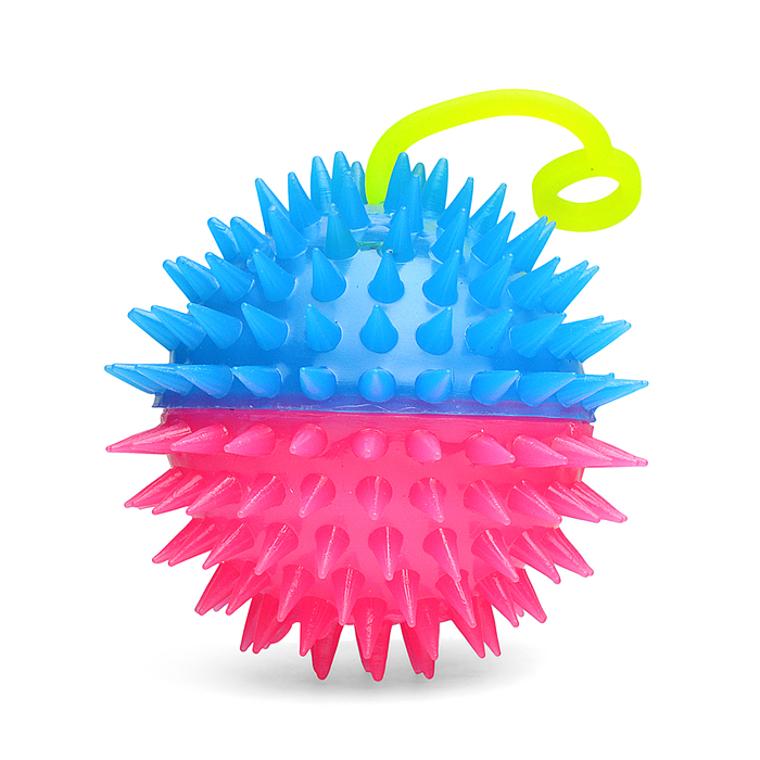 Мяч-ёж 00-6466 "Цветная колючка" (7,5 см.) в коробке