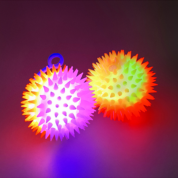 Мяч-ёж 00-6466 "Цветная колючка" (7,5 см.) в коробке