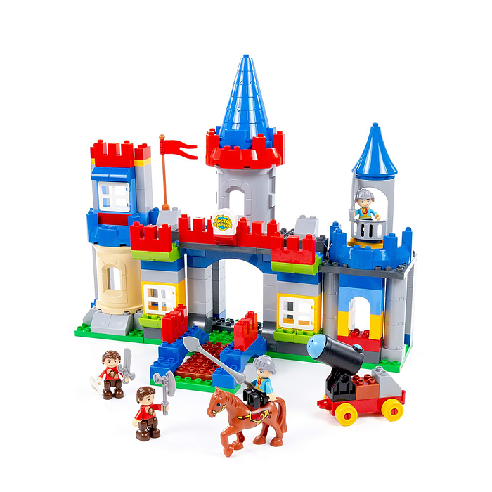 Фото к товару Конструктор "Макси" - "Замок" (169 элементов) Конструктор "Макси" - "Замок" (169 элементов)