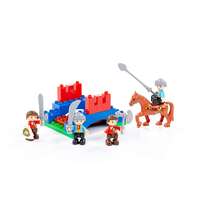 Фото к товару Конструктор "Макси" - "Замок" (169 элементов) Конструктор "Макси" - "Замок" (169 элементов)