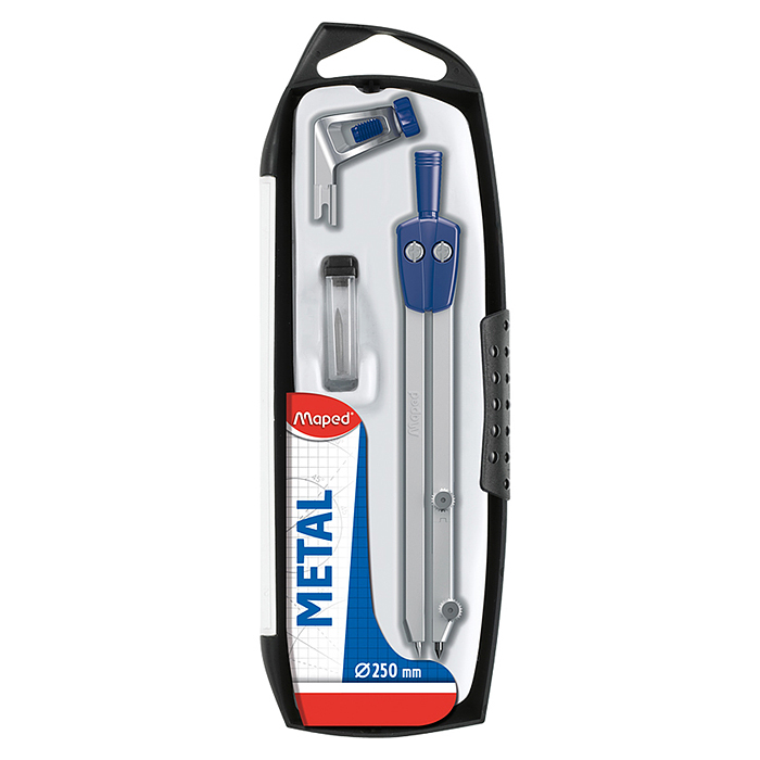 Готовальня 3 пр. START (циркуль с гриф., универс.держ., доп.гриф.), ударопроч. футляр