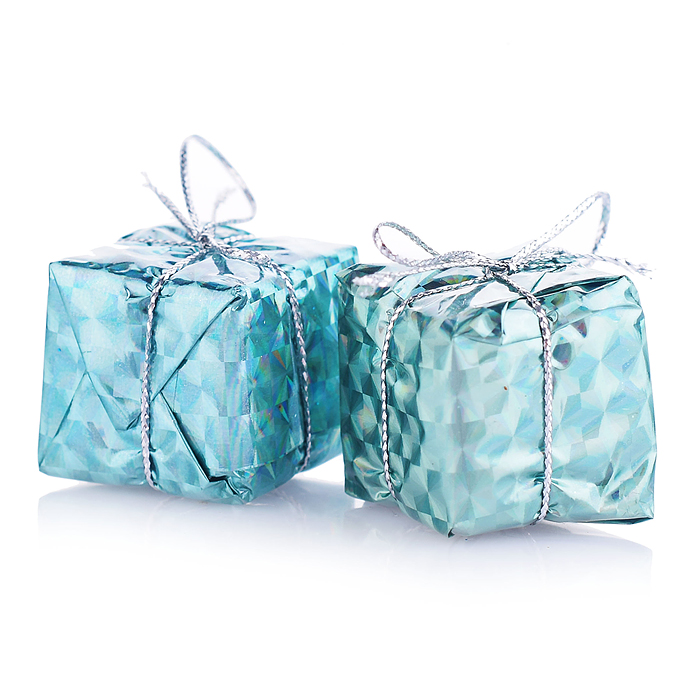 Набор новогодних украшений S1028 "Снежное великолепие" (34шт*3см) 