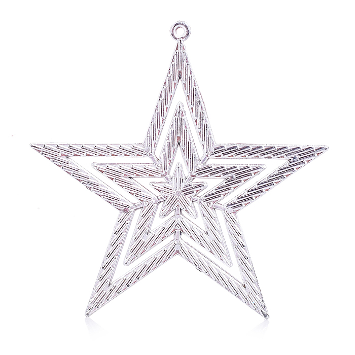 Набор новогодних украшений S1028 "Снежное великолепие" (34шт*3см) 