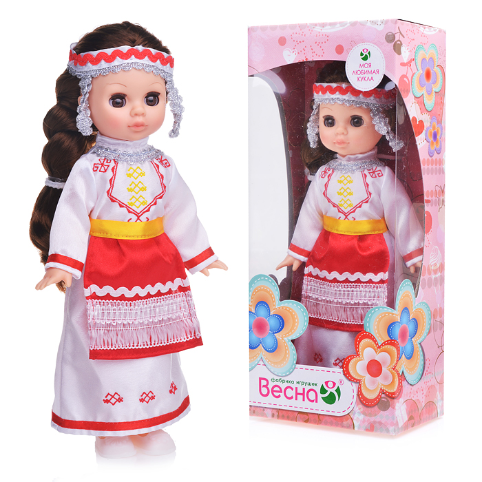 Кукла Эля, в чувашском костюме