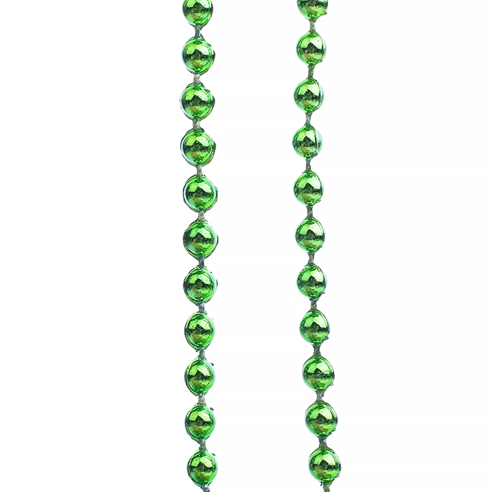 Новогоднее украшение S0973-2 "Бусы" зеленые, 10м, в банке