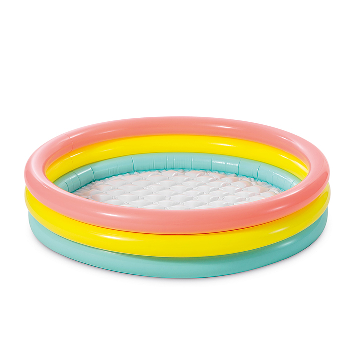 Бассейн надувной "Радуга" с надувным дном, 114 х 25 см, от 2 лет, 57412NP INTEX
